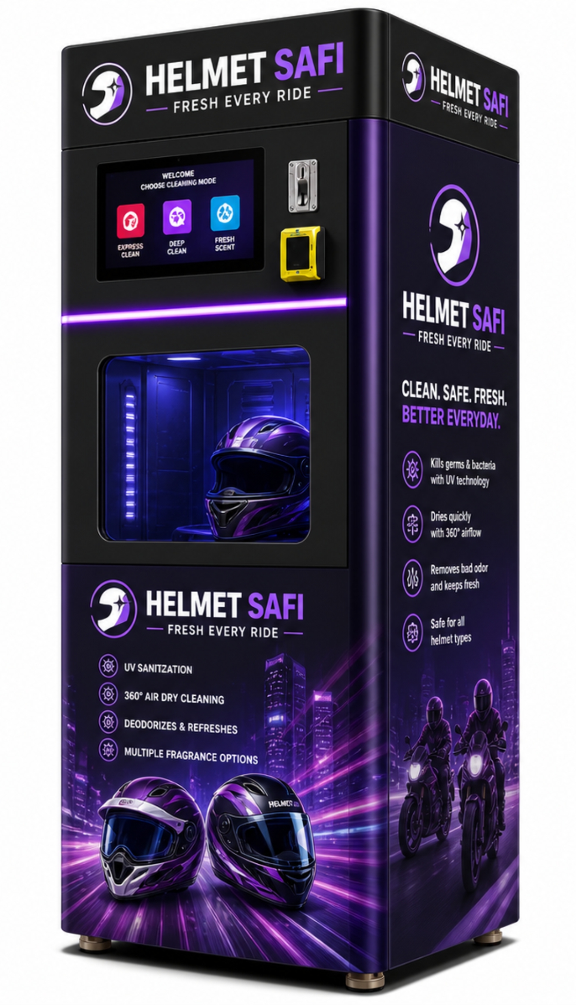 Helmet Safi Cleaning Station